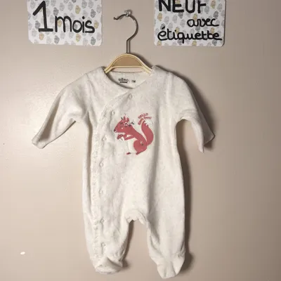 Pyjama gémo taille 1 mois 